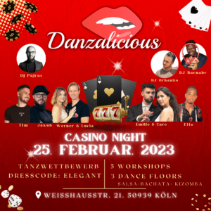 Salsa, Bachata, Kizomba Wokshops – 25. Februar Salsa, Bachata, Kizomba Wokshops – 25. Februar