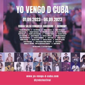 Yo Vengo De Cuba 01 – 04 September 2023 Yo Vengo De Cuba 01 – 04 September 2023