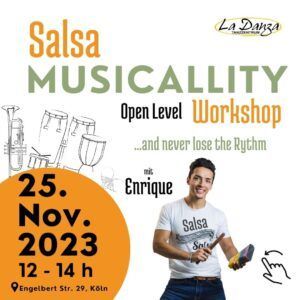Salsa Musicallity Workshop Sa. 25.11.23 Salsa Musicallity Workshop Sa. 25.11.23