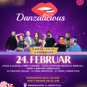 Danzalicious! Party – 24. Februar Danzalicious! Party – 24. Februar