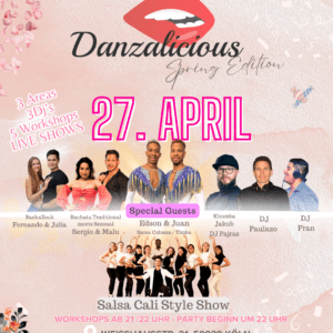 Danzalicious! Party – 27. April Danzalicious! Party – 27. April